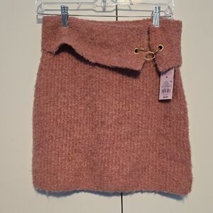 ❤️ Wild Fable Textured Pink‎ Wool Mini Skirt